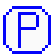 P Button as drawn by DoCoMo in 2002