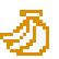 Banana as drawn by DoCoMo in 2002