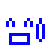 Grinning Face with Sweat as drawn by DoCoMo in 2002