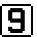 Keycap: 9 as drawn by DoCoMo in 2002