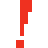 Red Exclamation Mark as drawn by DoCoMo in 2006