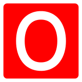 O button (blood type) as rendered by DoCoMo