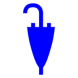 closed umbrella as rendered by DoCoMo