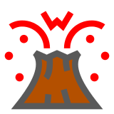 火山 as rendered by DoCoMo