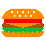 Hamburger as drawn by DoCoMo in 2013