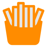 french fries as rendered by DoCoMo