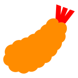 fried shrimp as rendered by DoCoMo