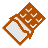 chocolate bar as rendered by DoCoMo