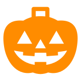 zucca di Halloween as rendered by DoCoMo