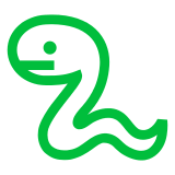 Snake as drawn by DoCoMo in 2013