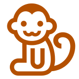 Monkey as drawn by DoCoMo in 2013