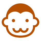 cara de mono as rendered by DoCoMo