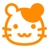 Hamster as drawn by DoCoMo in 2013