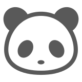 rosto de panda as rendered by DoCoMo