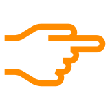 Backhand Index Pointing Right, the design in this release