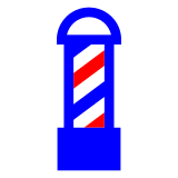 barber pole as rendered by DoCoMo