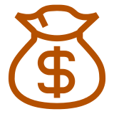 money bag as rendered by DoCoMo