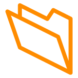 carpeta de archivos abierta as rendered by DoCoMo