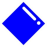 large blue diamond as rendered by DoCoMo