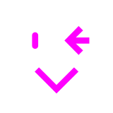 Winking Face as drawn by DoCoMo in 2013