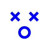 Face with Crossed-Out Eyes, the design in this release