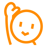 Person Raising Hand, the design in this release