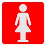 women’s room as rendered by DoCoMo
