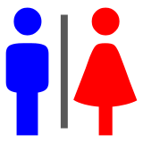 restroom as rendered by DoCoMo