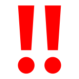 double exclamation mark as rendered by DoCoMo