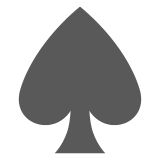 Spade Suit as drawn by DoCoMo in 2013