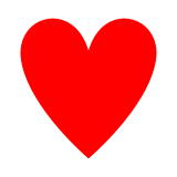 Heart Suit as drawn by DoCoMo in 2013