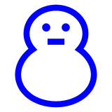 Snowman Without Snow, the design in this release