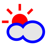 sol por trás das nuvens as rendered by DoCoMo