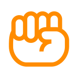 Raised Fist, the design in this release