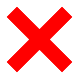 Cross Mark as drawn by DoCoMo in 2013