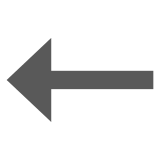 Pfeil nach links as rendered by DoCoMo
