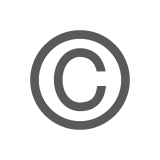 copyright as rendered by DoCoMo