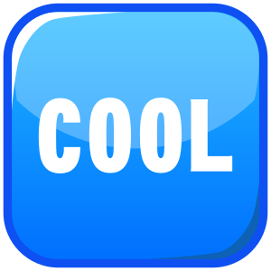 COOL Button as drawn by emojidex in 1.0.14