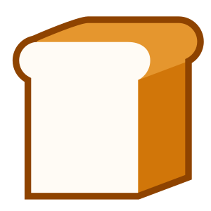Bread as drawn by emojidex in 1.0.14