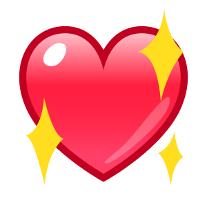 Sparkling Heart, the previous design