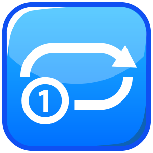 Repeat Single Button as drawn by emojidex in 1.0.14