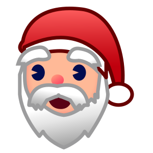 Santa Claus: Medium-Light Skin Tone, the previous design