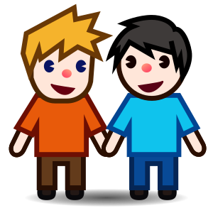Men Holding Hands: Light Skin Tone, the previous design