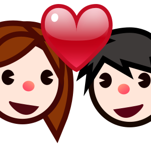 Couple with Heart: Light Skin Tone, the previous design