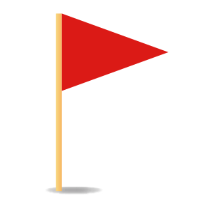 Triangular Flag as drawn by emojidex in 1.0.22