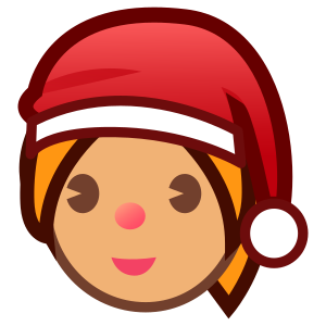 Mrs. Claus: Medium Skin Tone, the previous design