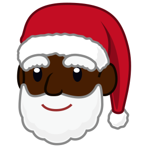 Santa Claus: Dark Skin Tone, the design in this release