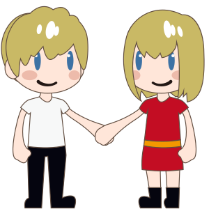 Woman and Man Holding Hands: Light Skin Tone, the design in this release