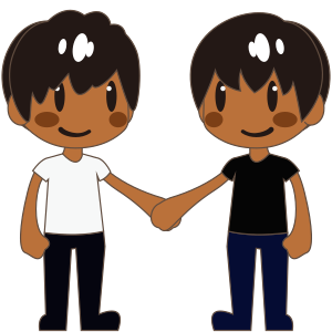 Men Holding Hands: Medium-Dark Skin Tone, the design in this release