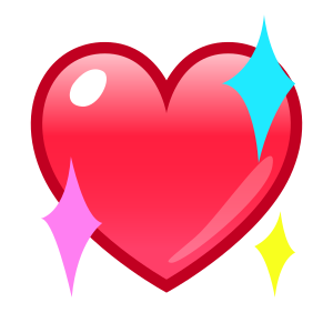 Sparkling Heart, the previous design